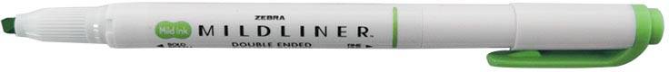 ZEBRA MILDLINER markeerstift, dubbele punt, groen