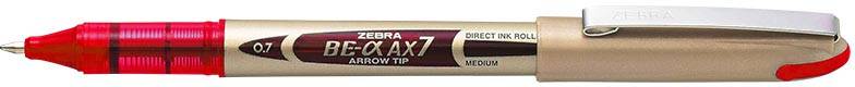 ZEBRA rollerball AX-7, 0,7 mm, rood